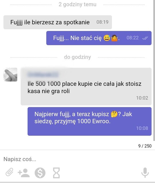 Najpierw rzyga, a potem żebrze 😁🤦... - Loren22