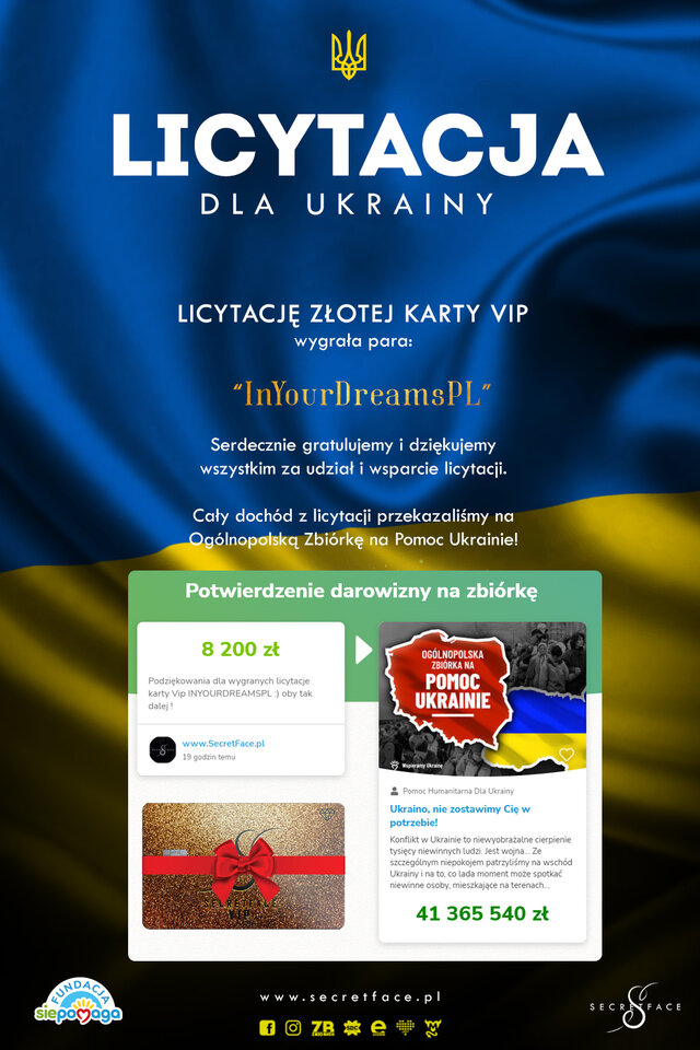 Plakat Licytacja Ukraina2 - LavaClub