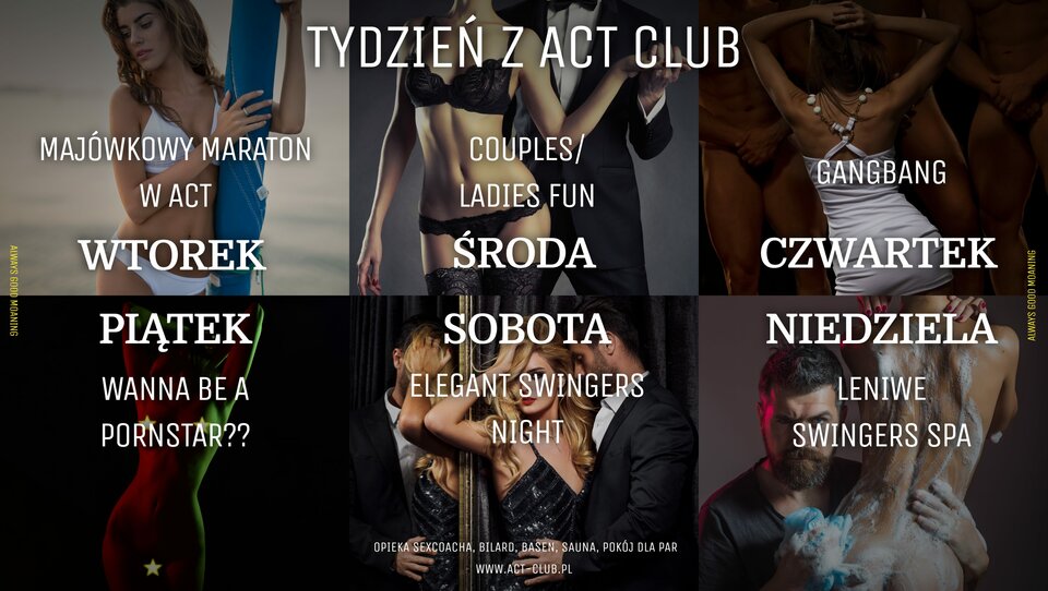 NOWY TYDZIEŃ! - ACTSwingersClubWarszawa