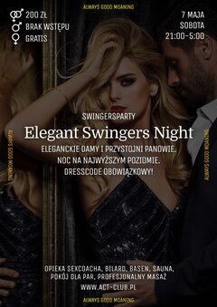 7 MAJA 2022 - Elegant Swingers Night  - SWINGERSPARTY