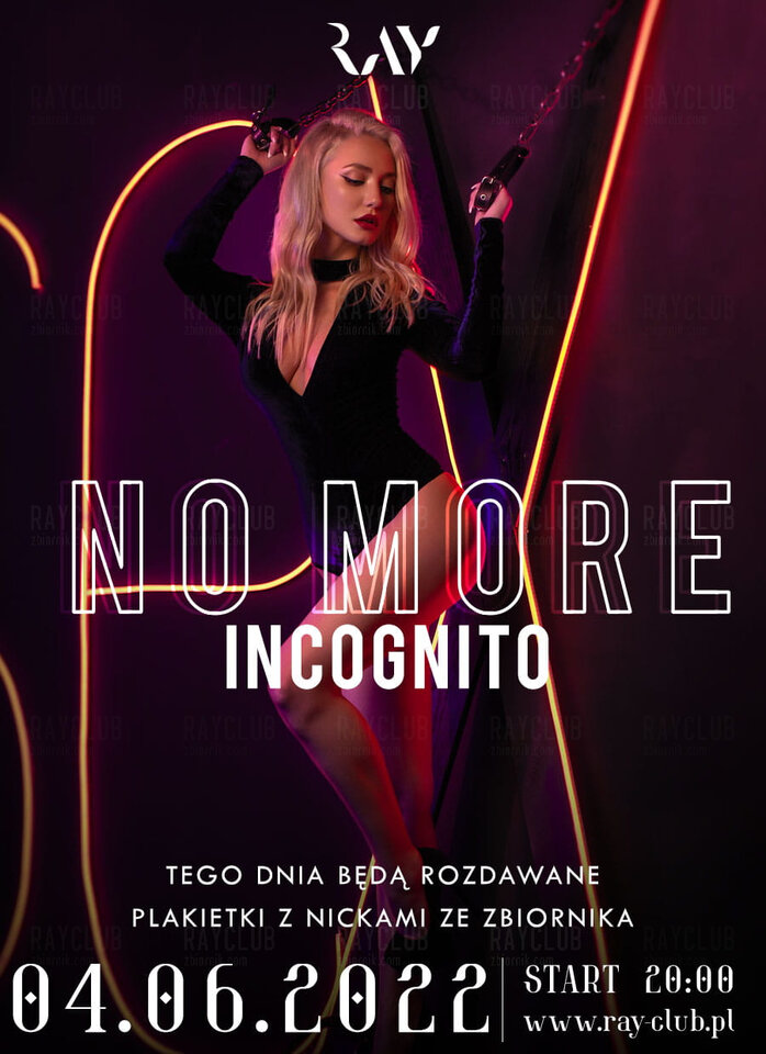04.06.22R SOBOTA | NO MORE INCOGNITO! | SEX PARTY - RayClub