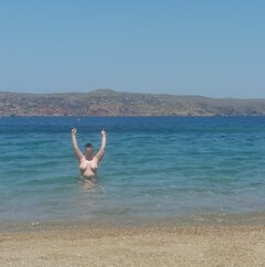 Hurra. W końcu w morzu 😊😊