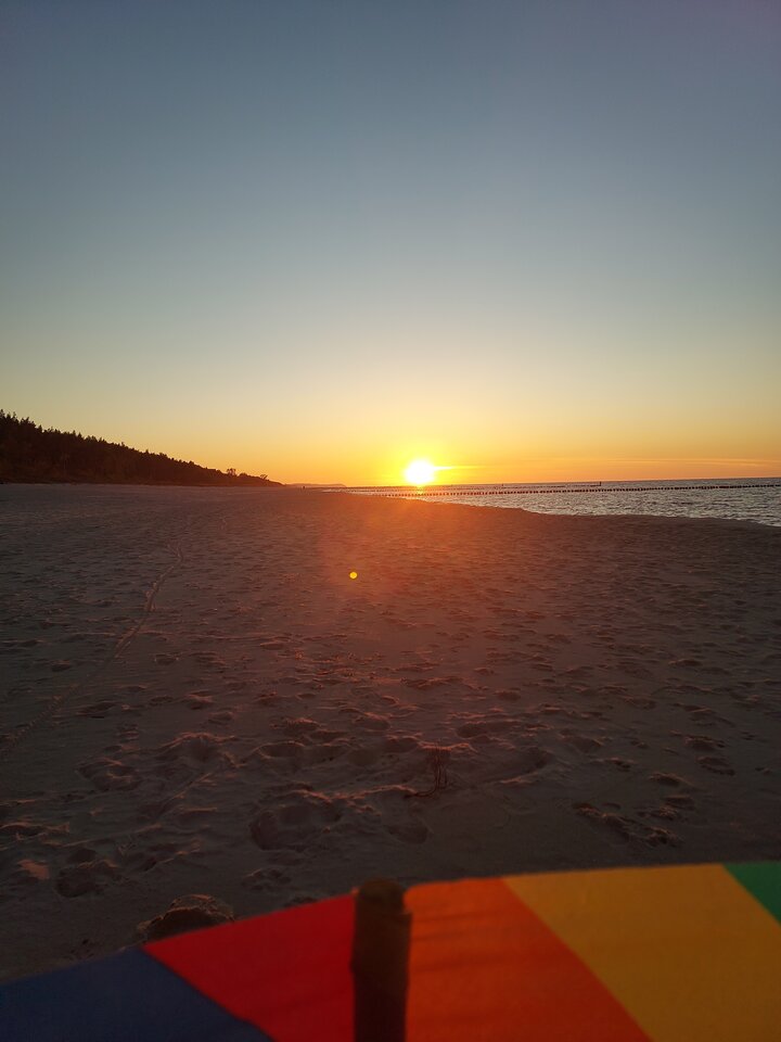 Co się robi na plaży nudystów o zachodzie słońca??? - Reksiki