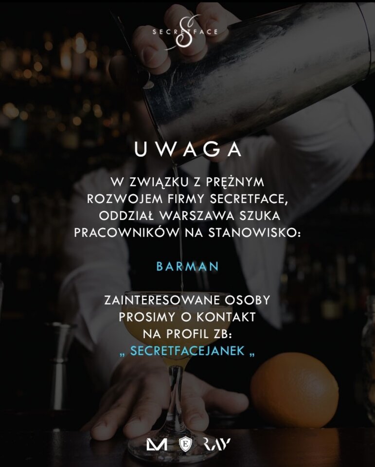 Poszukujemy Barmanów  - LavaClub