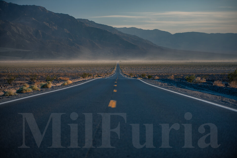US -190 Stovepipe Wells, Ca ... część musieli kręcić tutaj - milFuria