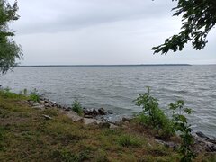 Okropna pogoda ale nad zaporę na rower trzeba pokręcić 