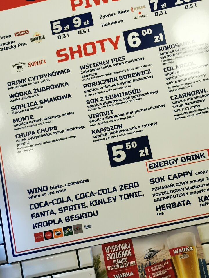 Menu przygotowane... 😎😆😋 - BlackjackBack