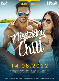 14.08. NIEDZIELA - CHILL DAY - IMPREZA WYDŁUŻONA - 18-2