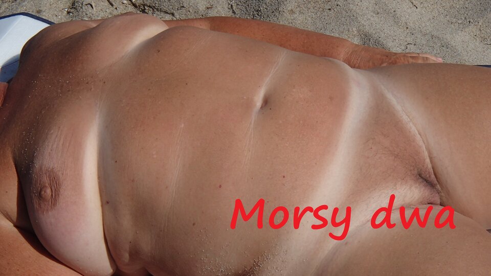 Plaża Rewa (golasów) . - Morsy_dwa