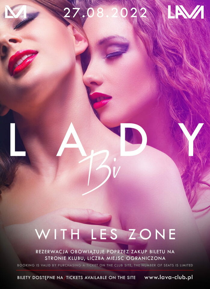 27.08. SOBOTA - LADY BI WITH LES ZONE- 20-4 - LavaClub