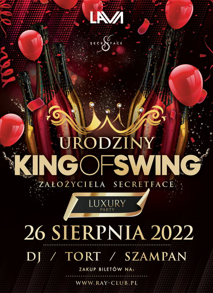 26.08. PIĄTEK - !!! URODZINY KING OF SWING !!! - 20-4 - LavaClub