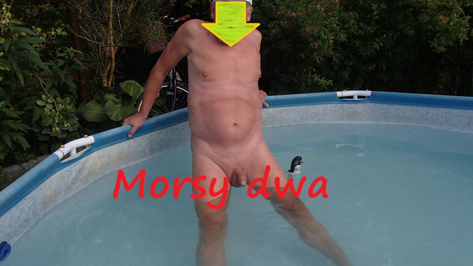 Moczenie w basenie. - Morsy_dwa
