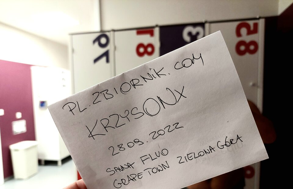 Wczorajsze saunowanie Fluo Grape Town - krzysonx