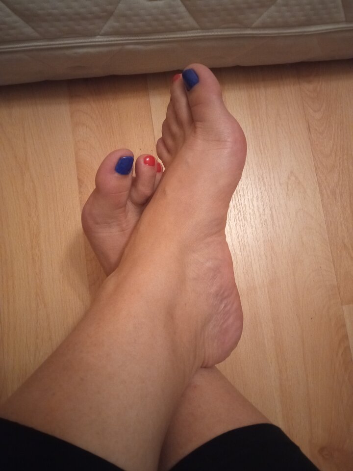 Granatowo/czerwono - Smieszka80