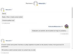 Kolejny "uprzejmy" z sąsiedniego portalu po odmowie ;)