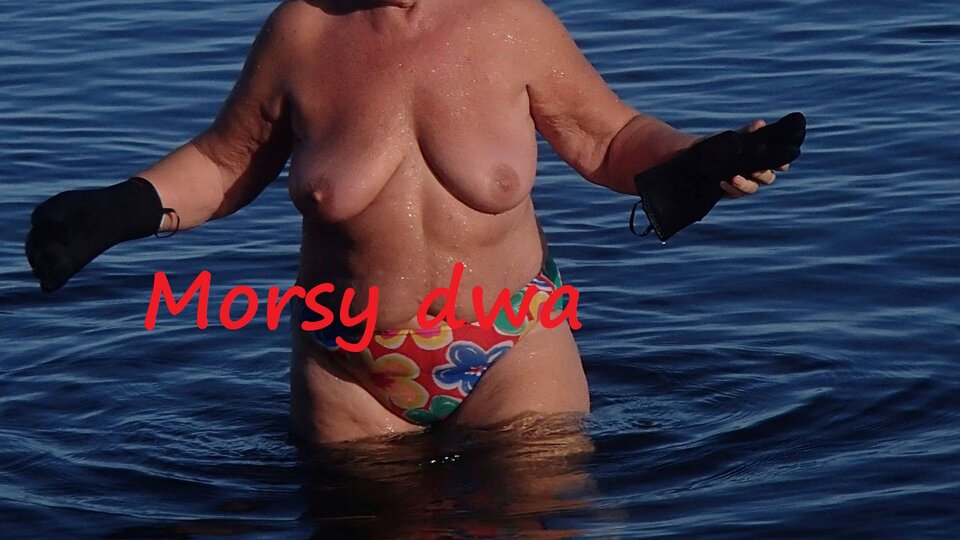 Jesienna kąpiel. - Morsy_dwa