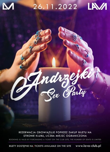 26.11.2022r. SOBOTA - ANDRZEJKI - SEX PARTY - 20-6 - impreza wyd - LavaClub