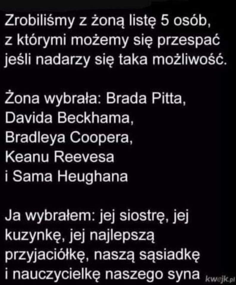 Trzeba wiedzieć kogo wybrać 😉😉😉Miłego poniedziałku - Nightlove7982