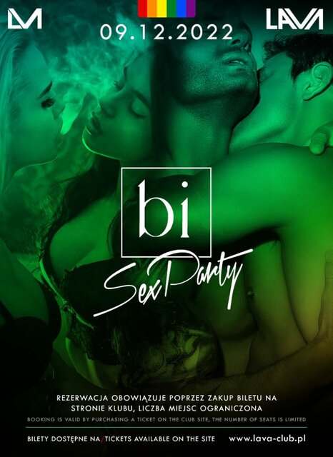 09.12.2022r. PIĄTEK - BI - SEX PARTY - 20-4 - LavaClub