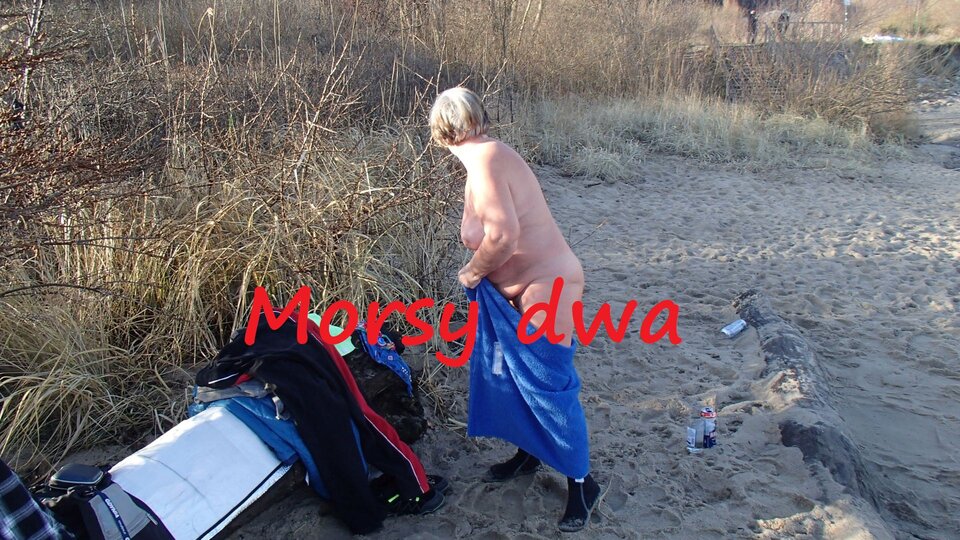 Po pierwszej kąpieli w 2023 roku. - Morsy_dwa