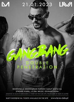 21.01.2023r. SOBOTA - GANG BANG - DOUBLE PENETRATION - 20:00-04: