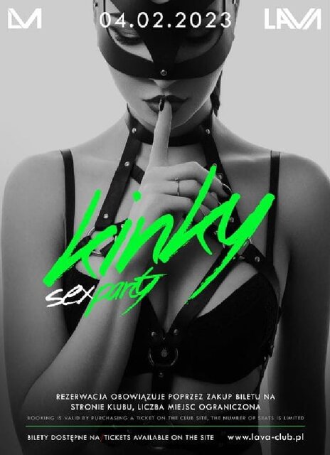 04.02.2023r. SOBOTA - LET'S PLAY KINKY - 20:00-04:00 - LavaClub