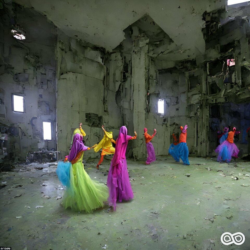 colourful_polish_mohair_burkas_dancing_breakdance_inside_Tsherno - pieprzyciele