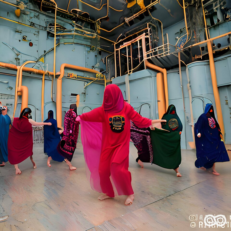 colourful_polish_mohair_burkas_dancing_breakdance_inside_Tsherno - pieprzyciele