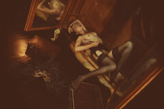 nagość w stylu retro