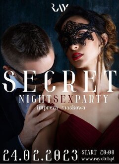 24.02.2023r. PIĄTEK - SECRET NIGHT - SEX PARTY - 20:00-4:00