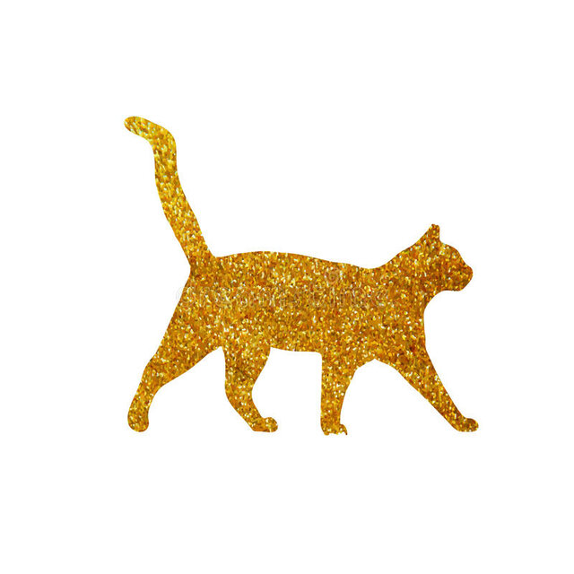 gold-cat-glitter-silhouette-vector-illustration-75756408.jpg - GoldCat