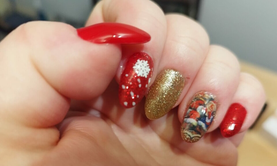 Moje (świąteczne) pazury. . . - blacklady13