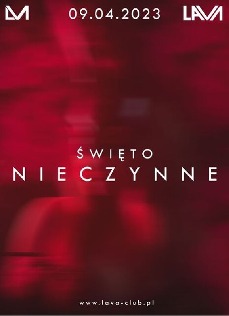 09.04.2023r. NIEDZIELA - WIELKANOC - NIECZYNNE - LavaClub