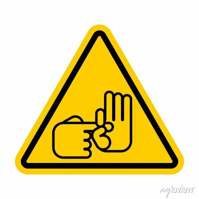 attention-sex-gesture-caution-slang-finger-yellow-triangle-road- - CuckOpole