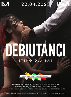 22.04.2023r. SOBOTA - DEBIUTANCI - IMPREZA TYLKO DLA PAR - 20:00