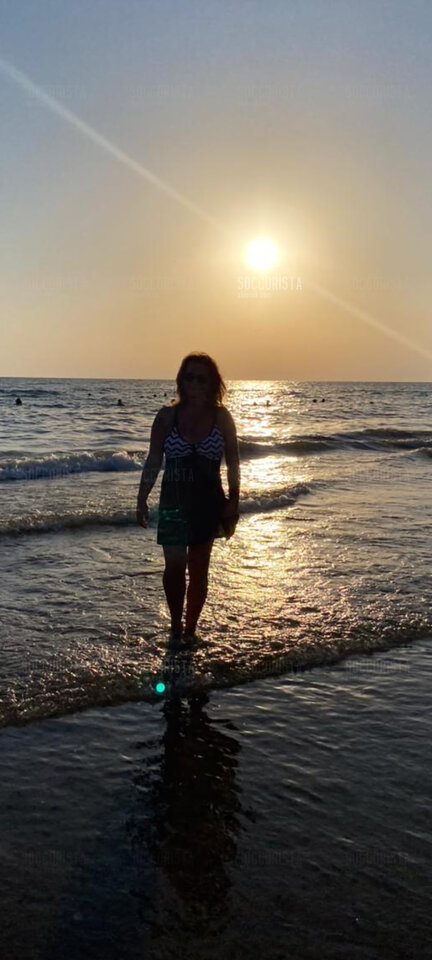 Zachód słońca,  gdzieś nad morzem - soccorista