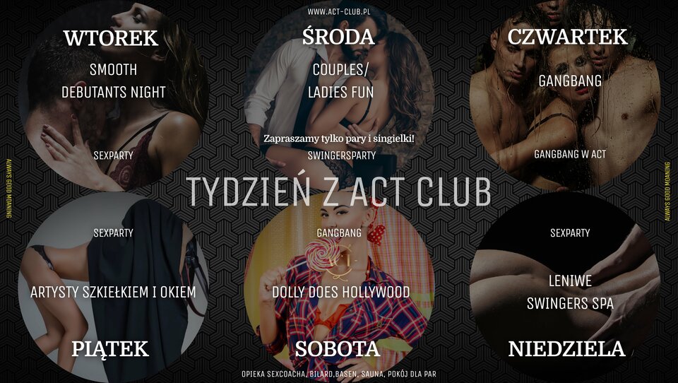 Rozkład Tygodnia - ACTSwingersClubWarszawa