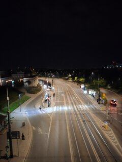 Warszawa nocą...