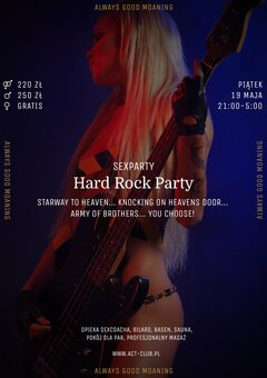 19 MAJA - Hard Rock Party - SexParty