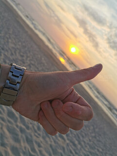 Piaski o zachodzie sa ok