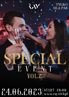 24.06.2023r. SOBOTA - SPECIAL EVENT VOL 2 DLA PAR - 20:00-04:00