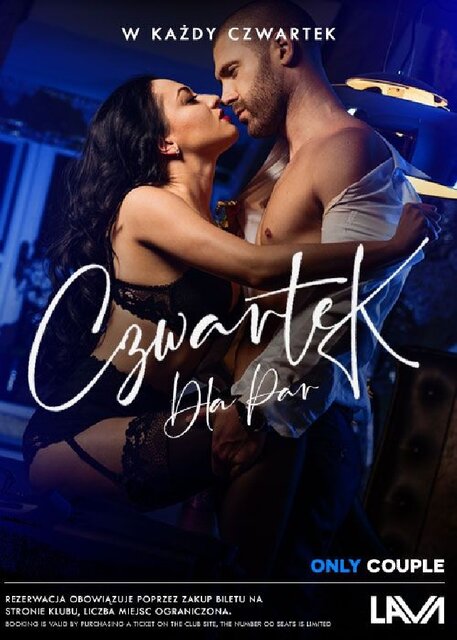 CZWARTEK - IMPREZA TYLKO DLA PAR - 19:00-01:00 - LavaClub