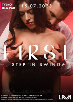 15.07.2023r. SOBOTA - FIRST STEP IN SWING IMPREZA DEBIUTANCKA DL