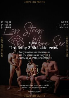 15 LIPCA - Urodziny 3 Muszkieterów - SexParty