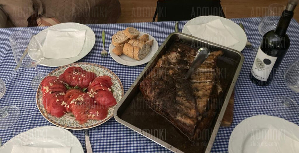 Wczorajsze marynowanie upiekło się tak - Adminki