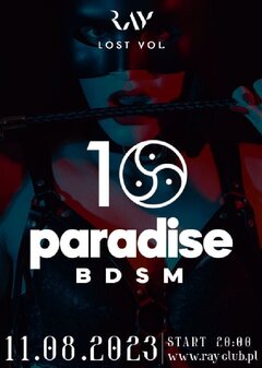 11.08.2023r. PIĄTEK - BDSM PARADISE LOST - VOL. 10 - 20:00-04:0
