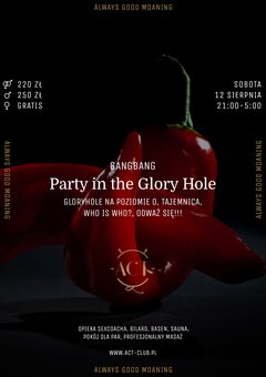 12 SIERPNIA - Party in the Glory Hole - Gangbang