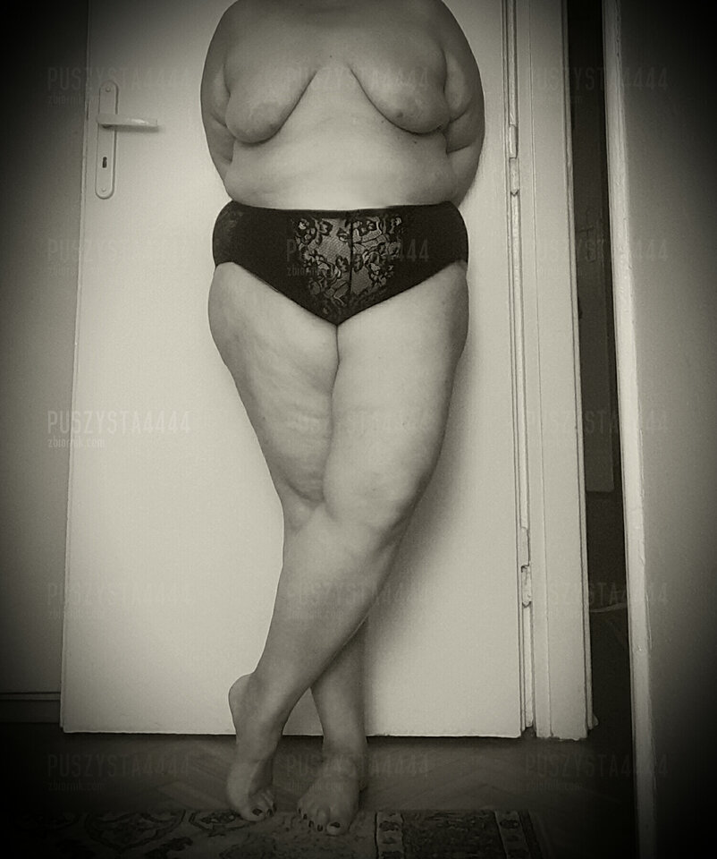 Czarne majteczki - Puszysta4444