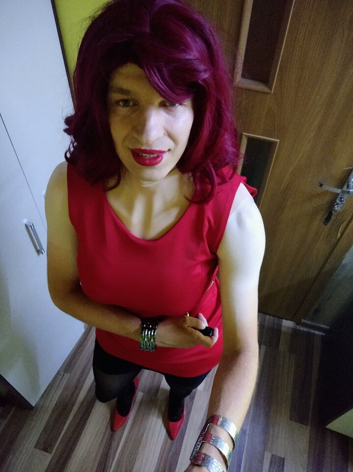 Lady in Red - Adriennecross