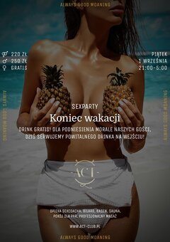 1 WRZEŚNIA - Koniec wakacji - SexParty